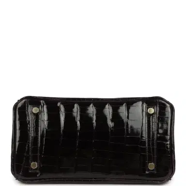 HERMÈS Hermes Birkin 25 Prunoir Shiny Niloticus Crocodile Gold Hardware | Thumbnail 6 HERMÈS Hermes Birkin 25 Prunoir Shiny Niloticus Crocodile Gold Hardware | Thumbnail 6