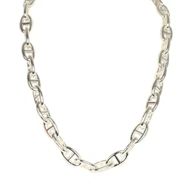 HERMÈS Hermes Chaine D'Ancre Necklace GM Sterling Silver | Thumbnail 2 HERMÈS Hermes Chaine D'Ancre Necklace GM Sterling Silver | Thumbnail 2
