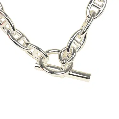 HERMÈS Hermes Chaine D'Ancre Necklace GM Sterling Silver | Thumbnail 4 HERMÈS Hermes Chaine D'Ancre Necklace GM Sterling Silver | Thumbnail 4