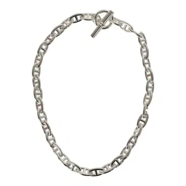 HERMÈS Hermes Chaine D'Ancre Necklace GM Sterling Silver | Thumbnail 1 HERMÈS Hermes Chaine D'Ancre Necklace GM Sterling Silver | Thumbnail 1