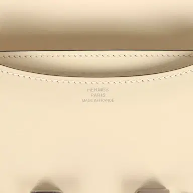 HERMÈS Hermes Constance 18 Clouté Cream Box Palladium Hardware | Thumbnail 8