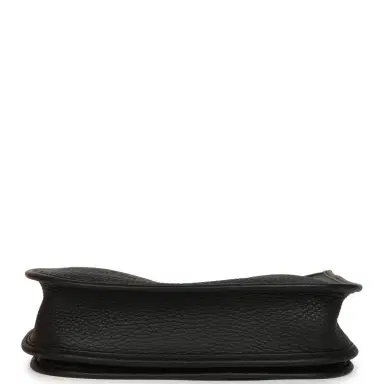 HERMÈS Hermes Evelyne 23 Black Clemence Palladium Hardware | Thumbnail 6 HERMÈS Hermes Evelyne 23 Black Clemence Palladium Hardware | Thumbnail 6