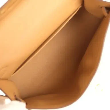 HERMÈS Hermes Kelly Pochette Biscuit Swift Gold Hardware | Thumbnail 8 HERMÈS Hermes Kelly Pochette Biscuit Swift Gold Hardware | Thumbnail 8