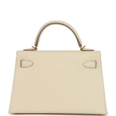 HERMÈS Hermes Special Order (HSS) Kelly Sellier 20 Craie Verso Epsom Gold Hardware | Thumbnail 4 HERMÈS Hermes Special Order (HSS) Kelly Sellier 20 Craie Verso Epsom Gold Hardware | Thumbnail 4