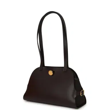 HERMÈS Hermes Tablier Sellier Ebene Vache Hunter, Swift, Toile Militaire Gold Hardware | Thumbnail 5