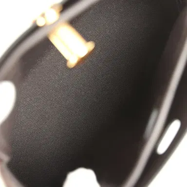 HERMÈS Hermes Tablier Sellier Ebene Vache Hunter, Swift, Toile Militaire Gold Hardware | Thumbnail 9
