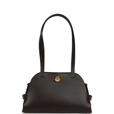 HERMÈS Hermes Tablier Sellier Ebene Vache Hunter, Swift, Toile Militaire Gold Hardware | Thumbnail 1