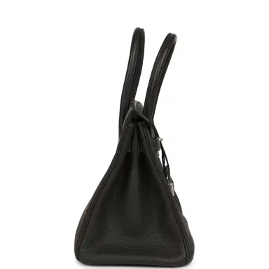 HERMÈS Pre-owned Hermes Birkin 30 Graphite Clemence Palladium Hardware | Thumbnail 3 HERMÈS Pre-owned Hermes Birkin 30 Graphite Clemence Palladium Hardware | Thumbnail 3