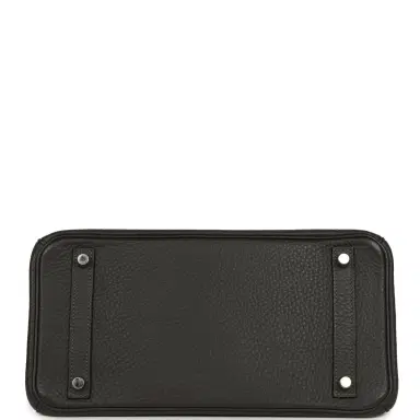 HERMÈS Pre-owned Hermes Birkin 30 Graphite Clemence Palladium Hardware | Thumbnail 6 HERMÈS Pre-owned Hermes Birkin 30 Graphite Clemence Palladium Hardware | Thumbnail 6