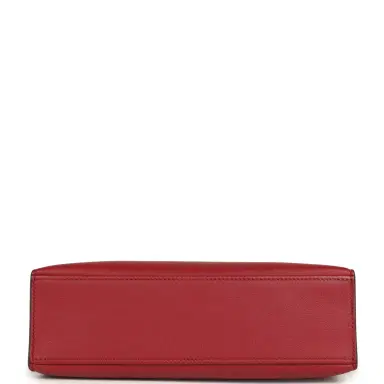 HERMÈS Pre-owned Hermes Kelly Pochette Rubis Swift Gold Hardware | Thumbnail 6 HERMÈS Pre-owned Hermes Kelly Pochette Rubis Swift Gold Hardware | Thumbnail 6