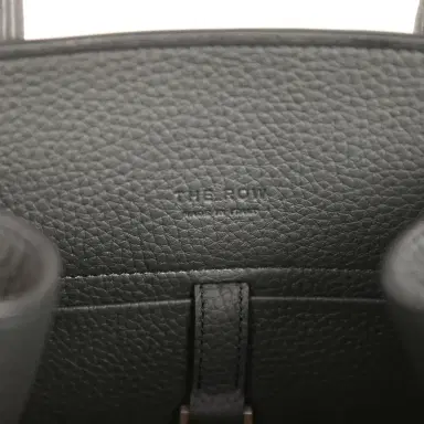 The Row The Row Soft Margaux 10 Bag Dark Pine Calfskin Silver Hardware | Thumbnail 12 The Row The Row Soft Margaux 10 Bag Dark Pine Calfskin Silver Hardware | Thumbnail 12