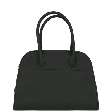 The Row The Row Soft Margaux 10 Bag Dark Pine Calfskin Silver Hardware | Thumbnail 4 The Row The Row Soft Margaux 10 Bag Dark Pine Calfskin Silver Hardware | Thumbnail 4