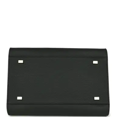 The Row The Row Soft Margaux 10 Bag Dark Pine Calfskin Silver Hardware | Thumbnail 6 The Row The Row Soft Margaux 10 Bag Dark Pine Calfskin Silver Hardware | Thumbnail 6
