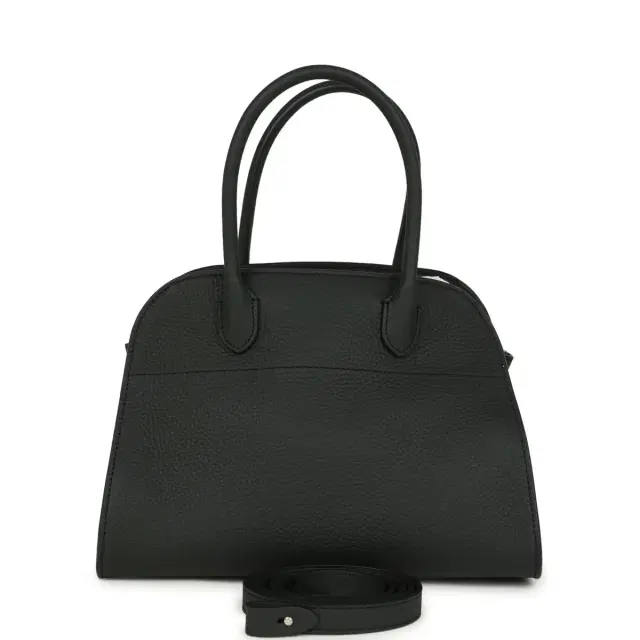 The Row Soft Margaux 10 Bag Dark Pine Calfskin Silver Hardware