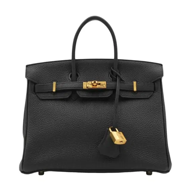 HERMÈS Hermès Birkin 25 Black Togo Leather Handbag by The Solist