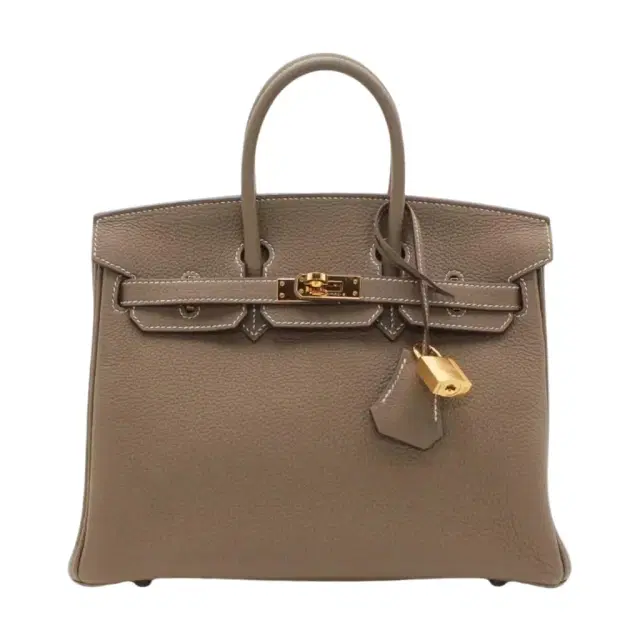 HERMÈS Hermès Birkin 25 Etoupe Togo Leather Handbag by The Solist
