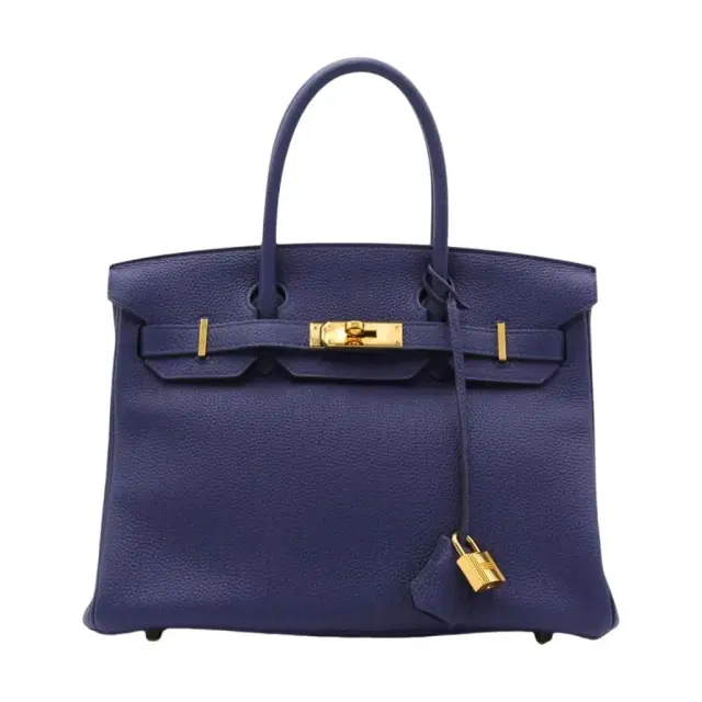 HERMÈS Hermès Birkin 30 Blue Eucre Togo Leather Handbag by The Solist