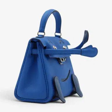 HERMÈS Hermès Kelly Doll Blue Zellige Blue Agate Swift Leather Handbag by The Solist | Thumbnail 2 HERMÈS Hermès Kelly Doll Blue Zellige Blue Agate Swift Leather Handbag by The Solist | Thumbnail 2