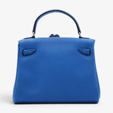 HERMÈS Hermès Kelly Doll Blue Zellige Blue Agate Swift Leather Handbag by The Solist | Thumbnail 3 HERMÈS Hermès Kelly Doll Blue Zellige Blue Agate Swift Leather Handbag by The Solist | Thumbnail 3