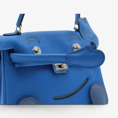 HERMÈS Hermès Kelly Doll Blue Zellige Blue Agate Swift Leather Handbag by The Solist | Thumbnail 8 HERMÈS Hermès Kelly Doll Blue Zellige Blue Agate Swift Leather Handbag by The Solist | Thumbnail 8