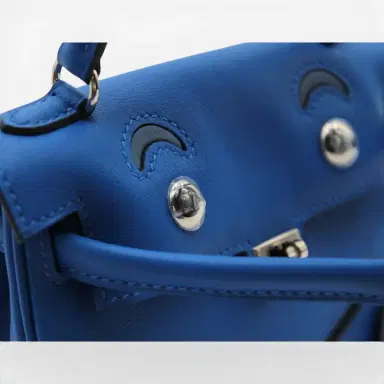 HERMÈS Hermès Kelly Doll Blue Zellige Blue Agate Swift Leather Handbag by The Solist | Thumbnail 10 HERMÈS Hermès Kelly Doll Blue Zellige Blue Agate Swift Leather Handbag by The Solist | Thumbnail 10