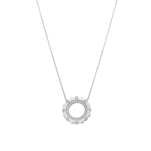 Roberto Coin Roberto Coin Gear 18K White Gold Diamond Pendant Necklace by The Solist