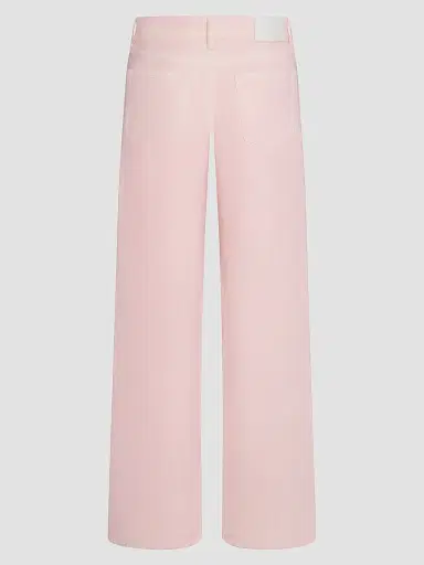 Frame Women's Amelia Gray x The Pixie Wide-Leg Low Rise Jeans - Cotton Candy - Size 31 | Thumbnail 8