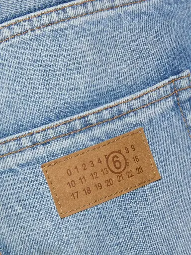 MM6 MAISON MARGIELA Men's Relaxed-Fit Jeans - Blue - Size 36 | Thumbnail 7 MM6 MAISON MARGIELA Men's Relaxed-Fit Jeans - Blue - Size 36 | Thumbnail 7
