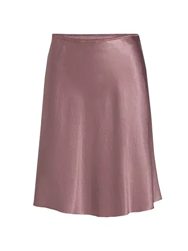 Vince Women's Lingerie-Trim Satin Slip Mini Skirt | Thumbnail 1 Vince Women's Lingerie-Trim Satin Slip Mini Skirt | Thumbnail 1