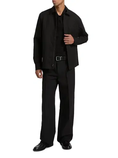 Vince Men's Patch Pocket Cotton-Blend Shirt Jacket - Black - Size XXL | Thumbnail 2 Vince Men's Patch Pocket Cotton-Blend Shirt Jacket - Black - Size XXL | Thumbnail 2