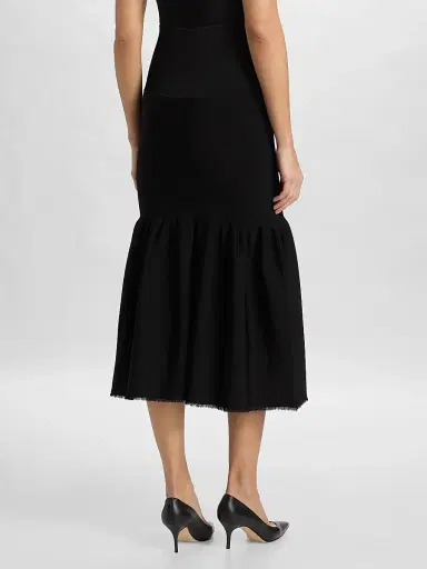 Adam Lippes Women's Romy Fit & Flare Midi Skirt | Thumbnail 5 Adam Lippes Women's Romy Fit & Flare Midi Skirt | Thumbnail 5