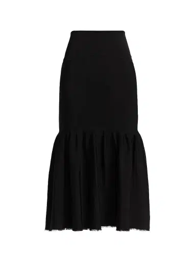 Adam Lippes Women's Romy Fit & Flare Midi Skirt | Thumbnail 1 Adam Lippes Women's Romy Fit & Flare Midi Skirt | Thumbnail 1