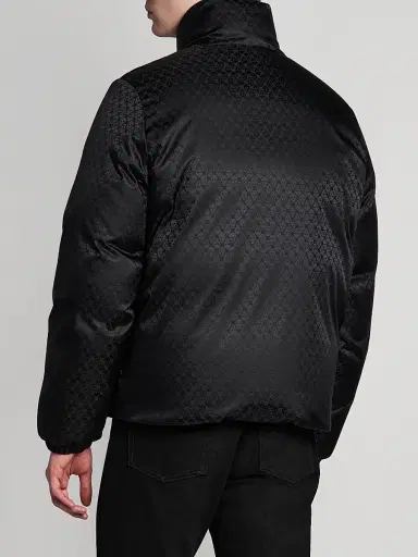 Alexander McQueen Men's Skull Jacquard Nylon Coat - Black - Size 44 | Thumbnail 5 Alexander McQueen Men's Skull Jacquard Nylon Coat - Black - Size 44 | Thumbnail 5