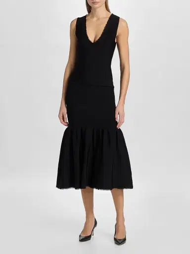 Adam Lippes Women's Ria Fringe-Edge Top | Thumbnail 2 Adam Lippes Women's Ria Fringe-Edge Top | Thumbnail 2