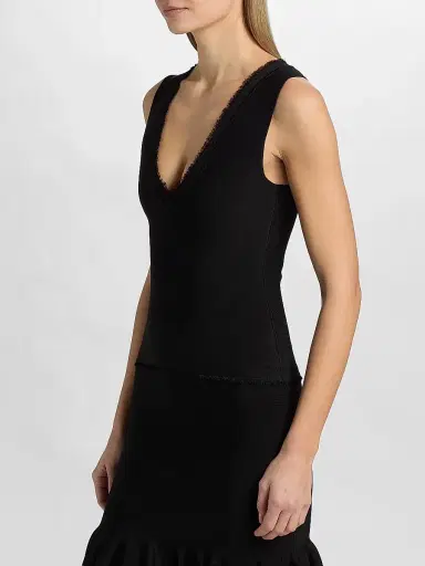 Adam Lippes Women's Ria Fringe-Edge Top | Thumbnail 4 Adam Lippes Women's Ria Fringe-Edge Top | Thumbnail 4