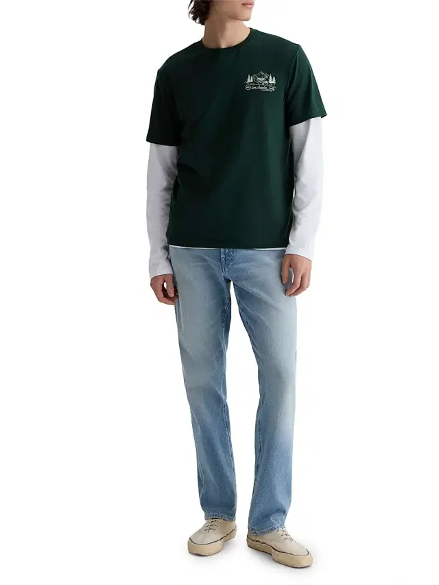 AG Jeans Men's Bryce California Road Trip Crewneck T-Shirt - California Road Trip