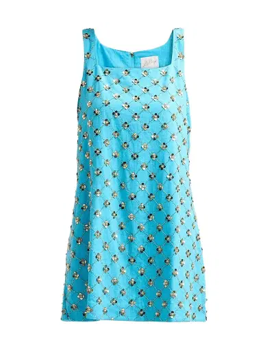 Lilly Pulitzer Women's Tamala Beaded Sequin Shift Dress - Turquoise Tide | Thumbnail 1 Lilly Pulitzer Women's Tamala Beaded Sequin Shift Dress - Turquoise Tide | Thumbnail 1