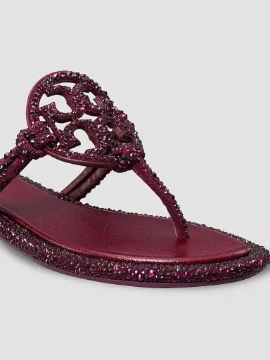 Tory Burch Women's Miller Knotted Flip-Flop Sandals | Thumbnail 5