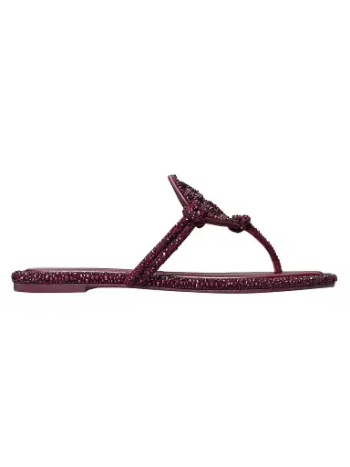 Tory Burch Women's Miller Knotted Flip-Flop Sandals | Thumbnail 1