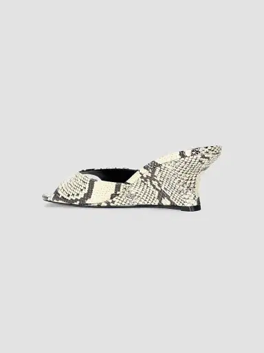 Staud Women's Brigitte 60MM Snake-Embossed Wedges | Thumbnail 3 Staud Women's Brigitte 60MM Snake-Embossed Wedges | Thumbnail 3