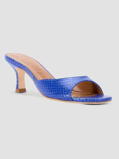 Staud Women's Brigitte 60MM Snakeskin-Embossed Leather Mules | Thumbnail 2 Staud Women's Brigitte 60MM Snakeskin-Embossed Leather Mules | Thumbnail 2