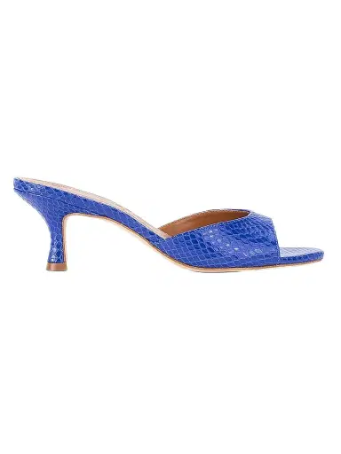 Staud Women's Brigitte 60MM Snakeskin-Embossed Leather Mules | Thumbnail 1 Staud Women's Brigitte 60MM Snakeskin-Embossed Leather Mules | Thumbnail 1
