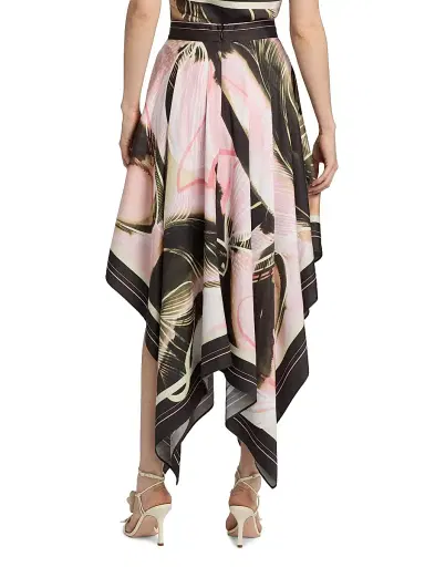 Amur Women's Letty Printed Scarf Midi-Skirt | Thumbnail 5 Amur Women's Letty Printed Scarf Midi-Skirt | Thumbnail 5