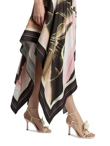Amur Women's Letty Printed Scarf Midi-Skirt | Thumbnail 6 Amur Women's Letty Printed Scarf Midi-Skirt | Thumbnail 6