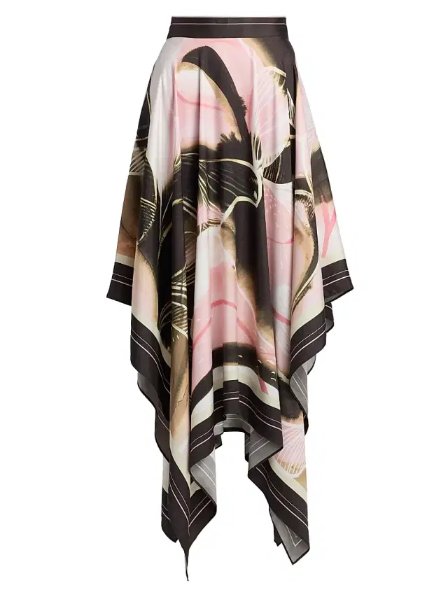 Women's Letty Printed Scarf Midi-Skirt - Gaudis Garden