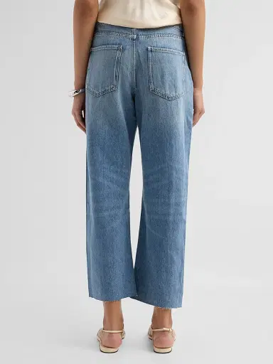 Le Jean Women's Moon Flower Nomad Ankle Jeans - Moon Flower - Size 24 | Thumbnail 3 Le Jean Women's Moon Flower Nomad Ankle Jeans - Moon Flower - Size 24 | Thumbnail 3