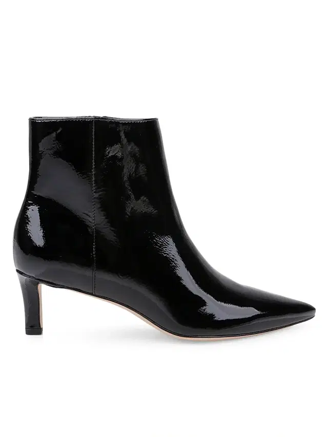 Women's Lilly 75MM Patent Leather Ankle Boots - Black Patent