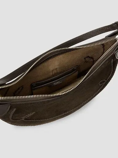 Polo Ralph Lauren Women's Polo ID Western Suede Shoulder Bag | Thumbnail 5 Polo Ralph Lauren Women's Polo ID Western Suede Shoulder Bag | Thumbnail 5