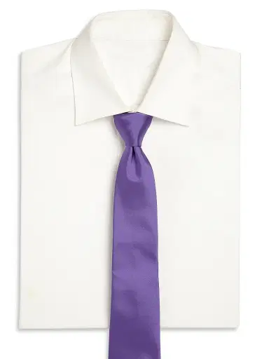 Ralph Lauren Purple Label Solid Silk Tie - Purple | Thumbnail 2 Ralph Lauren Purple Label Solid Silk Tie - Purple | Thumbnail 2