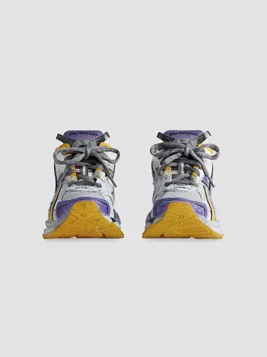 Balenciaga Men's Runner Gradient Sneakers - Purple Orange Grey - Size 9 | Thumbnail 2